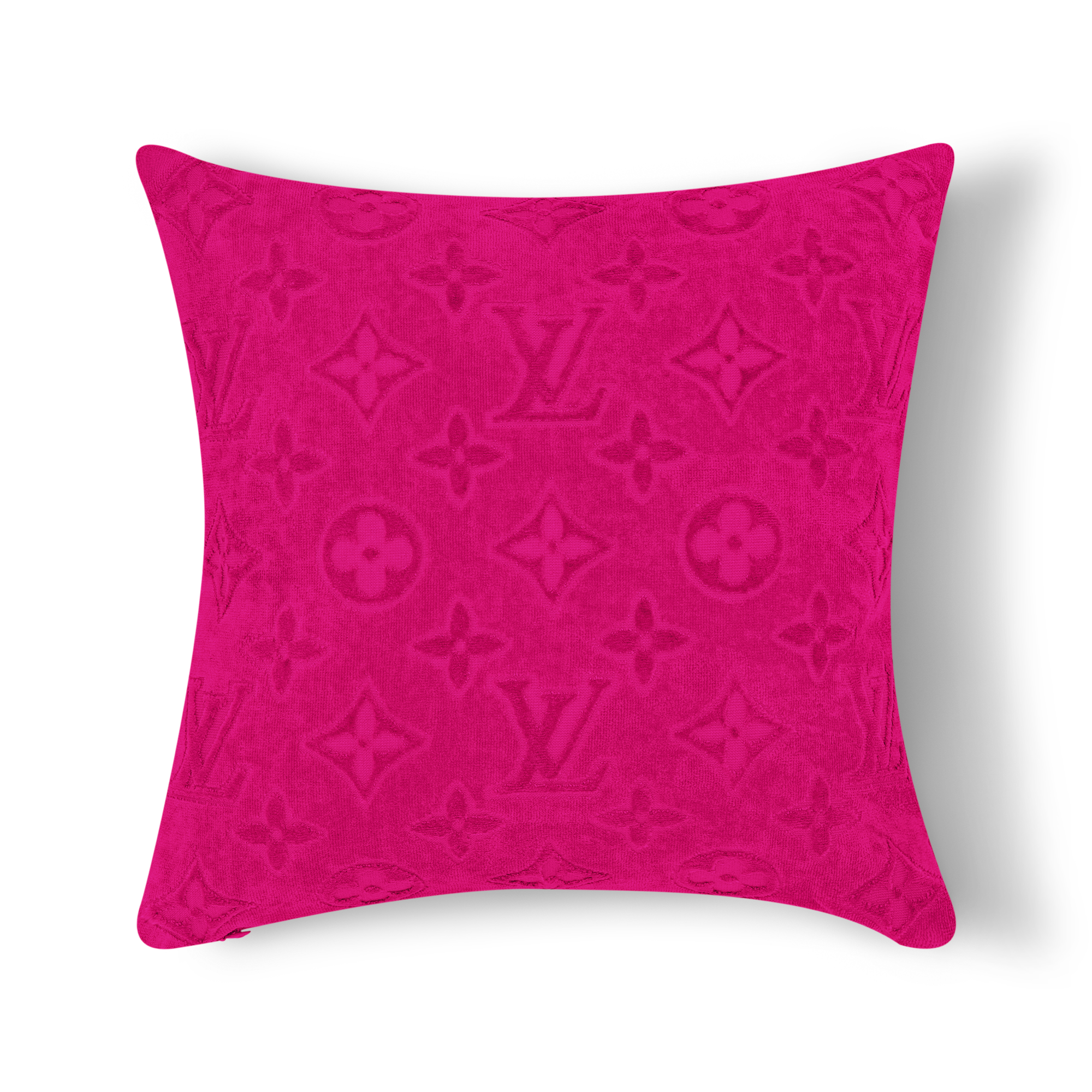 ルイヴィトン（LOUIS VUITTON）　クッション　ピンク louis-vuitton-lvacation-beach-